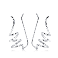 Unique Silver Earrings EL-3600